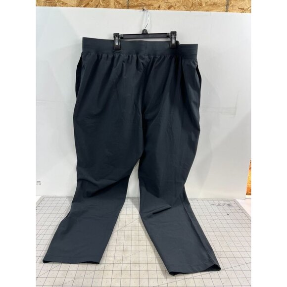 Under Armour Men's Stretch Woven Casual Pants - Black/Pitch Gray 3XL - Picture 3 of 6